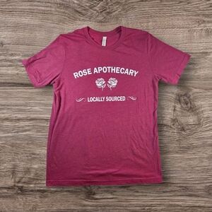 ⭐️Bella Canvas Pink Schitt's Creek Rose Apothecary Tshirt Size Med